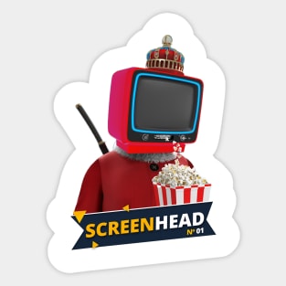 Screen Head Series No:1 Sticker